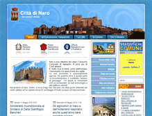 Tablet Screenshot of comune.naro.ag.it